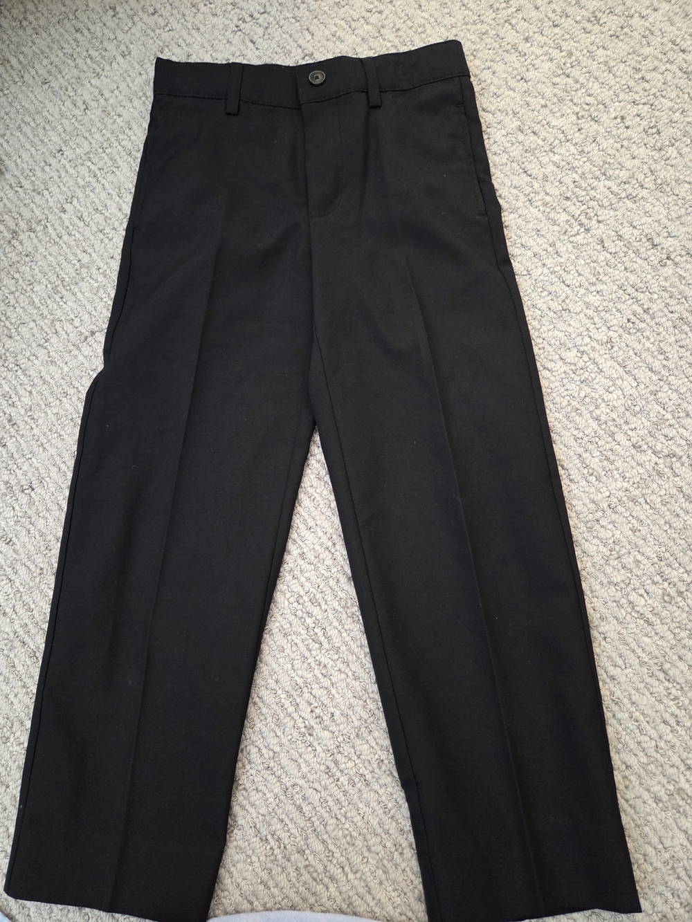 Cat & Jack Men's Black Dress Pants - Straight Leg Kids Size 5